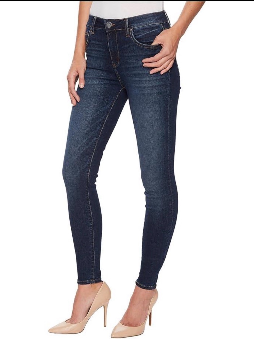 Kut from the Kloth Women's Medium Blue Skinny Jeans (Toothpick Skinny)